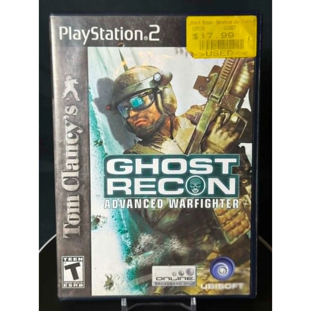 Tom Clancys Ghost Recon Advanced Warfighter PS2 PlayStation 2 Ubisoft Game